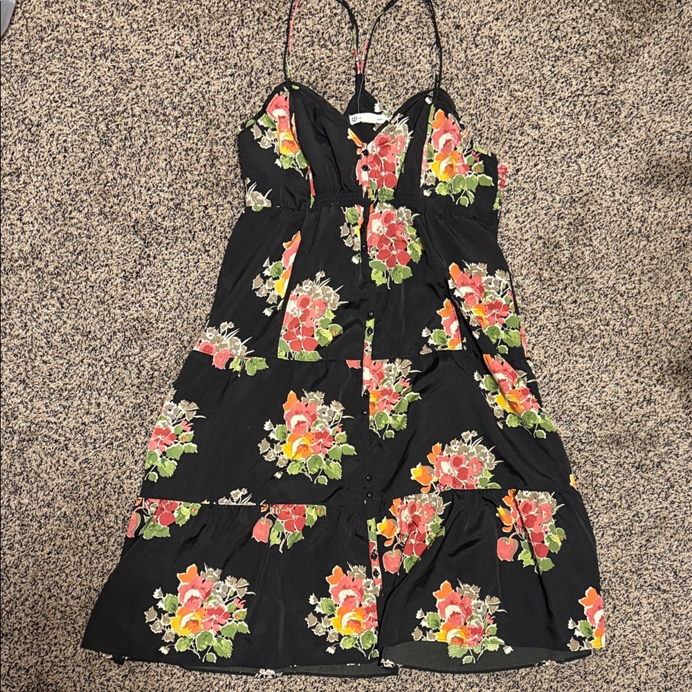 American Eagle Outfitters Black Floral Dress